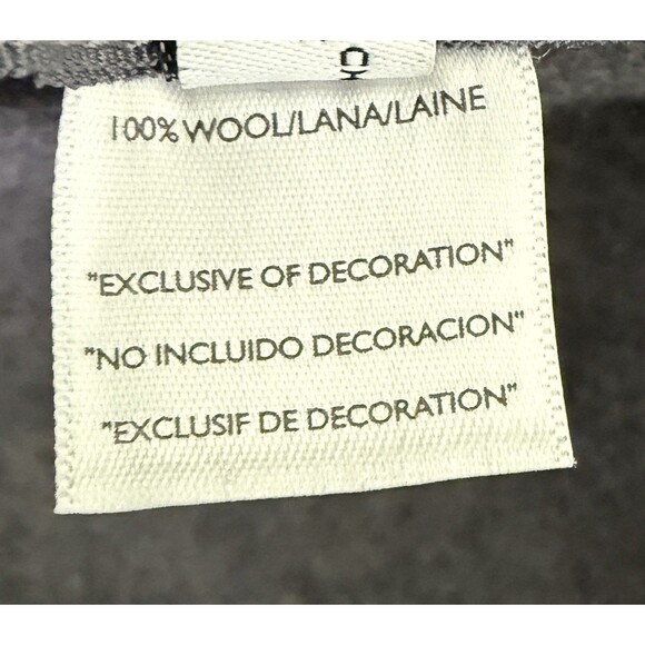 Vintage Nine West Grey 100% Wool Newsboy Hat Cabbie Fiddler Cap Y2K 90's - Picture 8 of 9